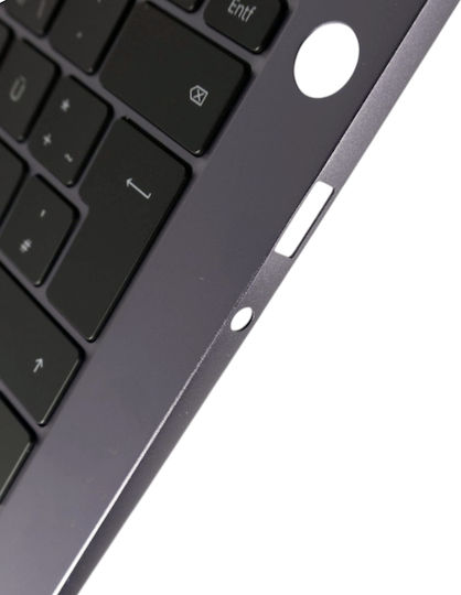 Немска Клавиатура За Лаптоп С Палмрест Huawei Magicbook Pro Hbl-w19 Hbl-w29 Hly-w19r Hly-w29r Hly-w29rp 2h-bcqgmh80121 С Подсветка Тъмносив Код 40584deblpalm