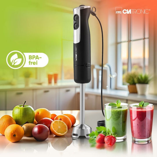 Clatronic Ραβδομπλέντερ με Ανοξείδωτη Ράβδο 800W Μαύρο