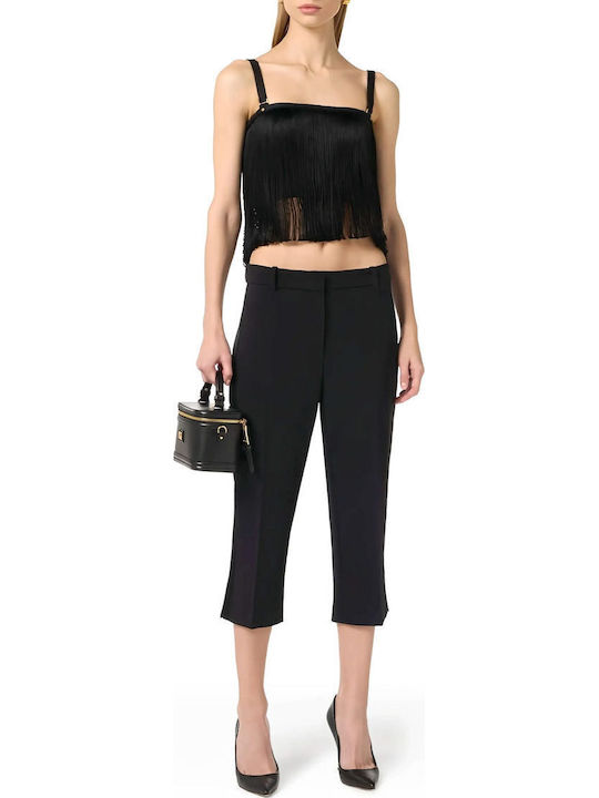 Damen Bluse Korsett Schwarz