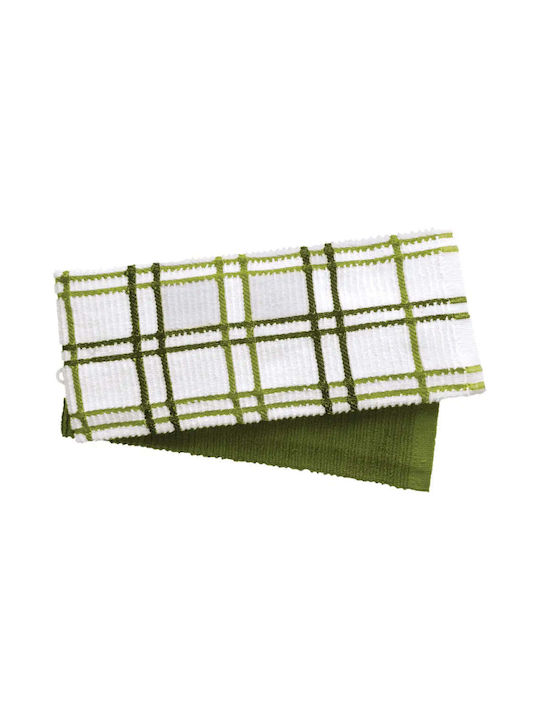 Dilios Kitchen Towel In Green Colour 40x60cm 2 Pieces