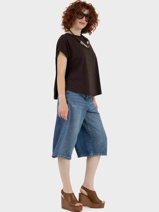 Γυναικείο T-shirt Dark Brown