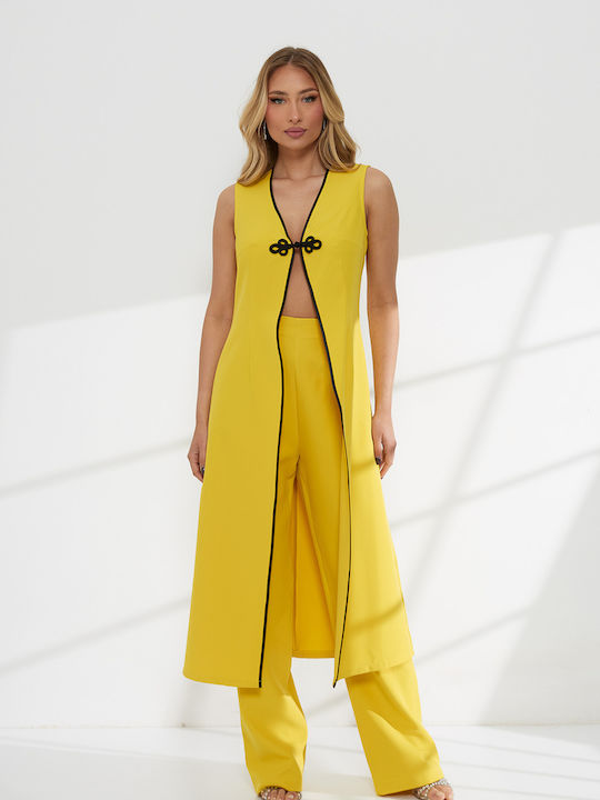 Women's Yellow Set with Trousers