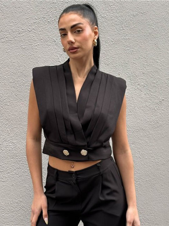 Women's Black Set with Trousers
