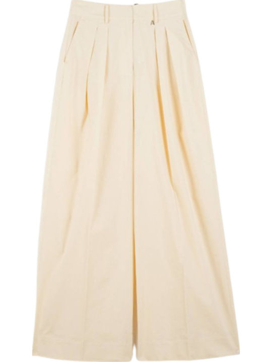 Women's Fabric Trousers Cashew