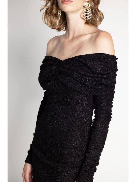 Rochie Midi De Seara Neagră