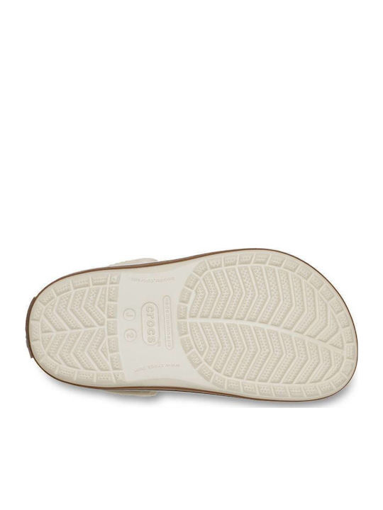 Crocband Crocband Παιδικά Ανατομικά Σαμπό Θαλάσσης Λευκά