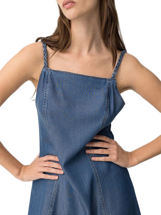 Summer Midi Denim Dress Blue 10065648 M10