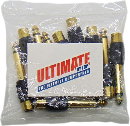 Adaptor Audio 6.3mm Mono RCA Female Gold-Plated Tp2-015 Jyc 01.098.0095 10 Pieces