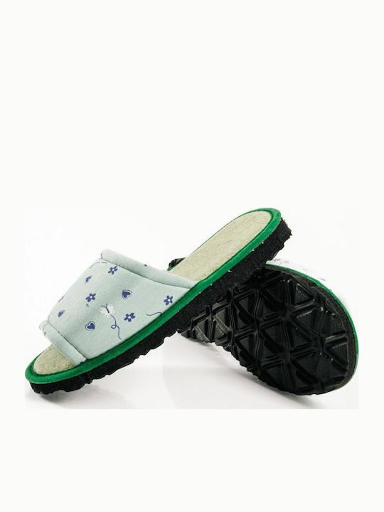 Terry Winter Women's Slippers Green