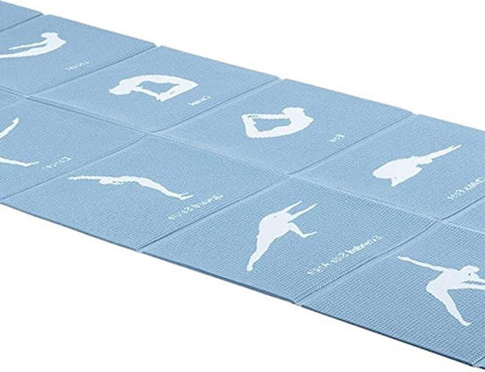Umbro Αναδιπλούμενο Στρώμα Γυμναστικής Yoga Μπλε (171x61x0.5cm)