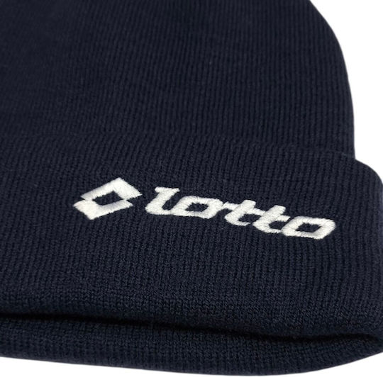 Beanie Unisex Knitted Skoufos in Navy Blue Colour
