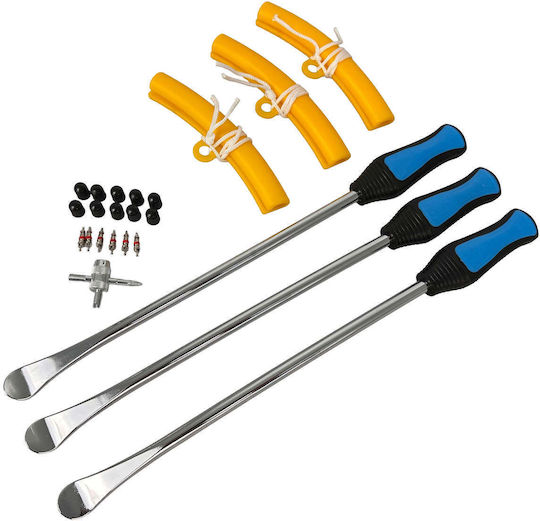 Kit Schimbare Anvelope Motocicletă 22 Piese Gebo Tools