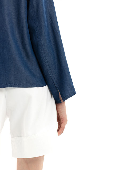 Long Sleeve Women's Shirt Blue