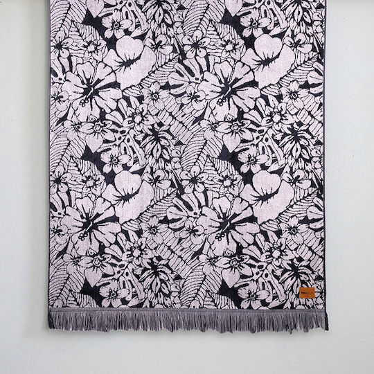 Nima Jacquard Βαμβακερή Γκρι 160x90εκ.