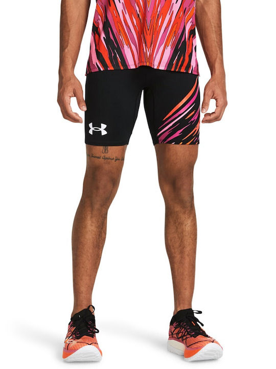 Under Armour Ανδρικό Αθλητικό Κολάν Κοντό Μαύρο