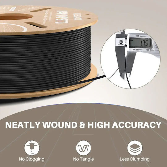Elegoo PETG 3D Drucker Filament 1.75mm 1.75mm 1kg Graues 1kg
