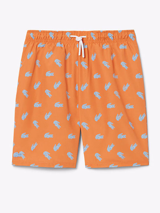 Lacoste Παιδικό Μαγιό Βερμούδα / Σορτς Orange