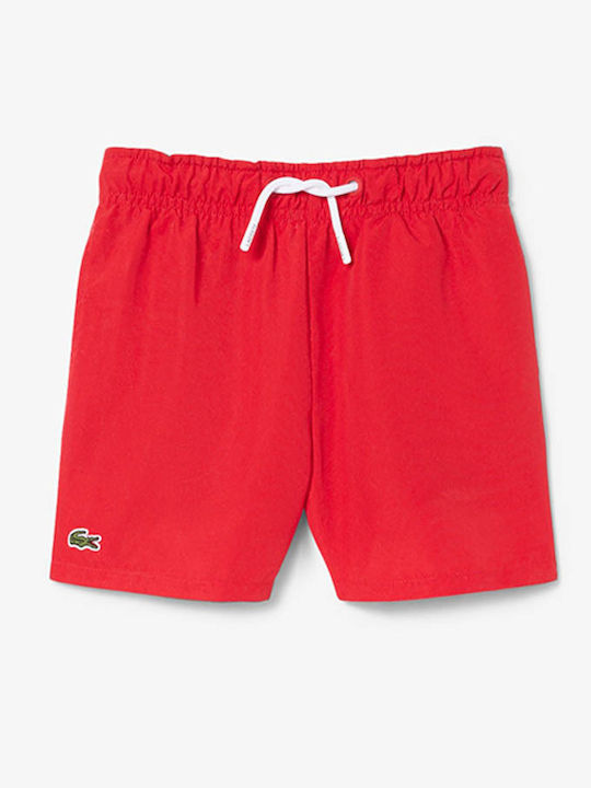 Lacoste Παιδικό Μαγιό Βερμούδα / Σορτς Red