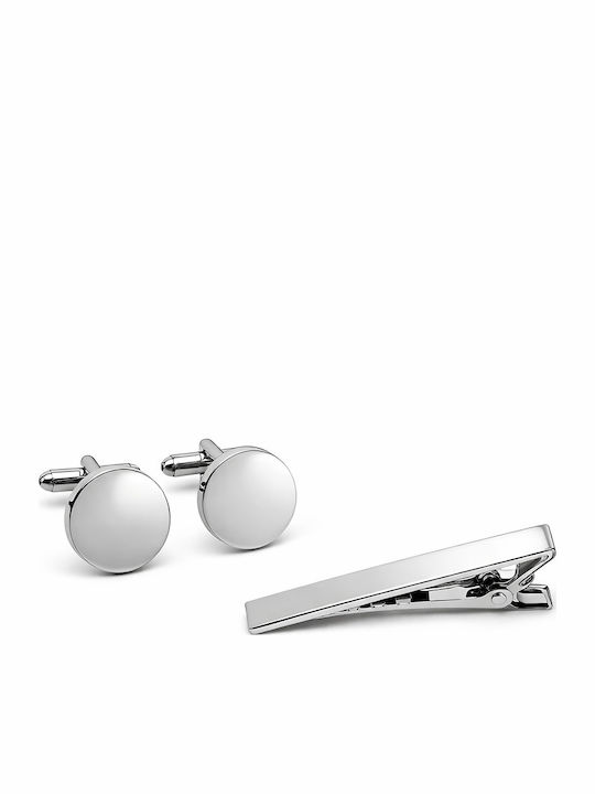Legend Accessories Маншетници от Inox в Сребрист Цвят