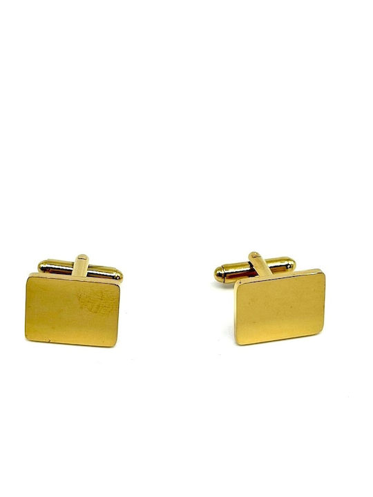 Legend Accessories Cufflinks Made Of Steel In Gold Colour