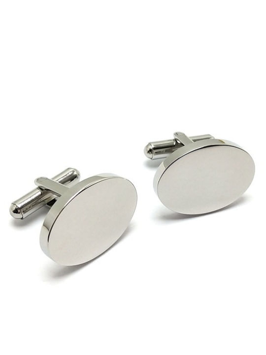 Legend Accessories Маншетници от Inox в Сребрист Цвят