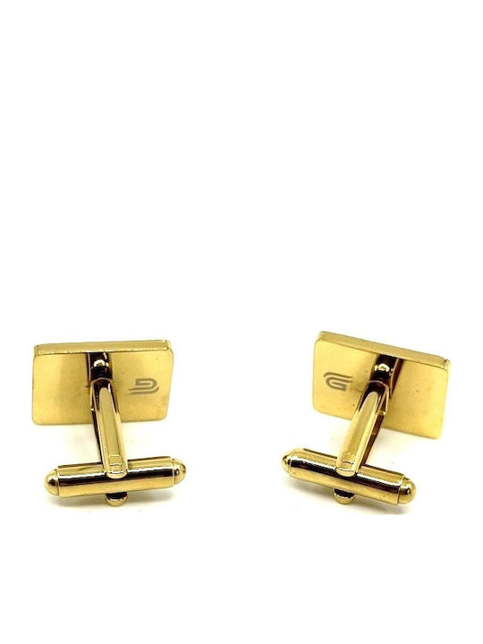 Legend Accessories Cufflinks Made Of Steel In Gold Colour