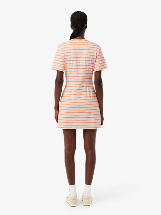 Summer T-Shirt Dress Light Coral