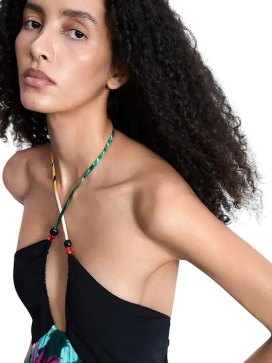 Dress Καλοκαιρινό Midi Φόρεμα Μαύρο