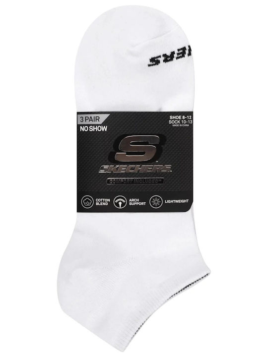 Skechers Terry Спортни Чорапи Бели 3 Чифта
