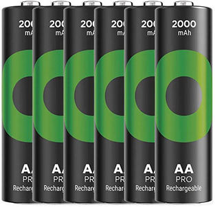 Genius Pack Презареждащи се Батерии AA 2000mAh 1.2V 6 Броя