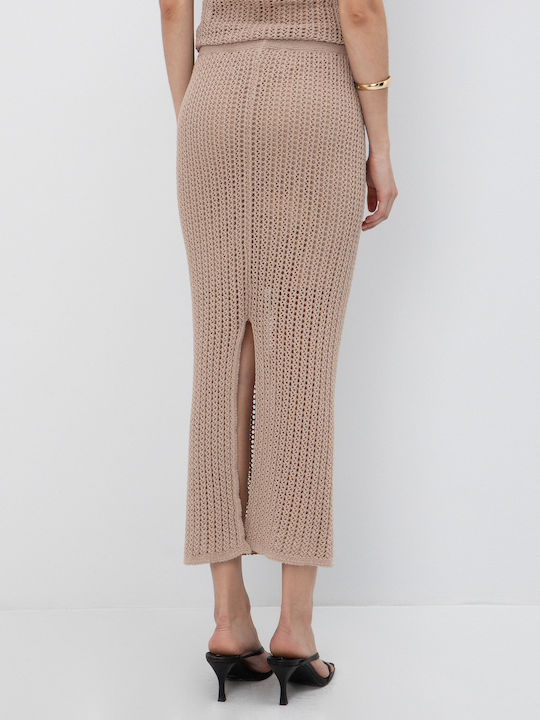 Midi Skirt Beige