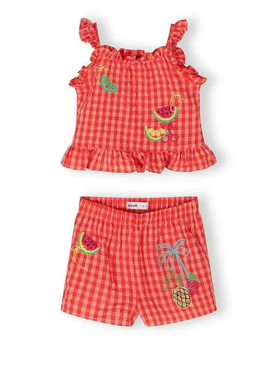 Kinderbekleidungssets mit Shorts Sommer 2 Stück Rot