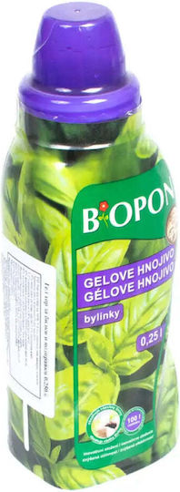 Îngrășământ Mineral Gel Pentru Plante Aromatice și Condimente 0.25l Biopon