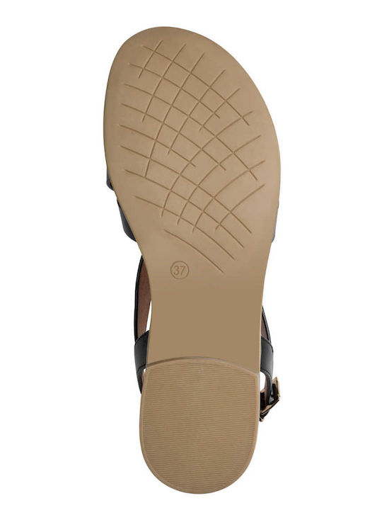 Leather Sandals Black