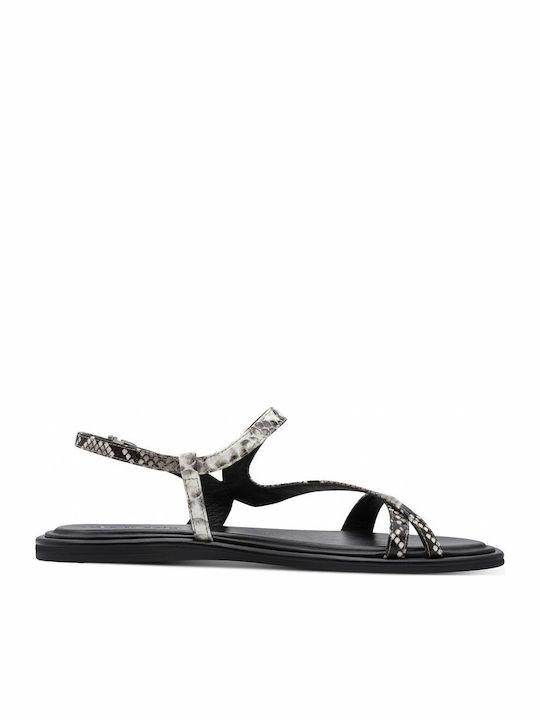 Flache Sandalen Für Damen Grau