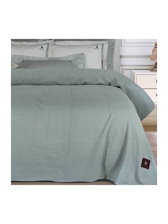 Greenwich Polo Club 4457 Κουβέρτα Πικέ Μονή 160x240εκ. Grey