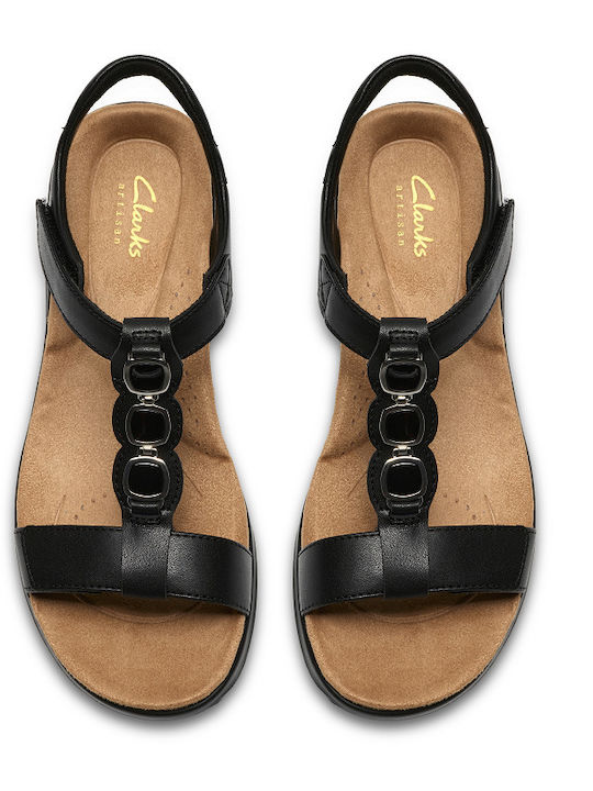 Leather Women's Sandals Black