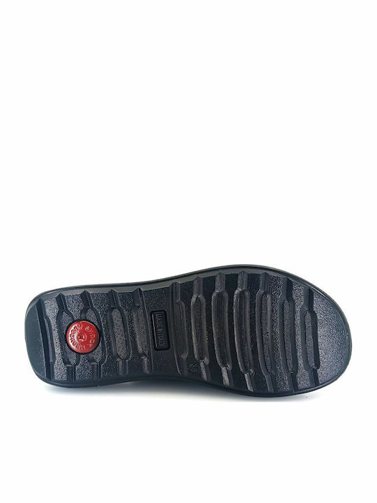 Leather Women's Anatomic Black Sandals