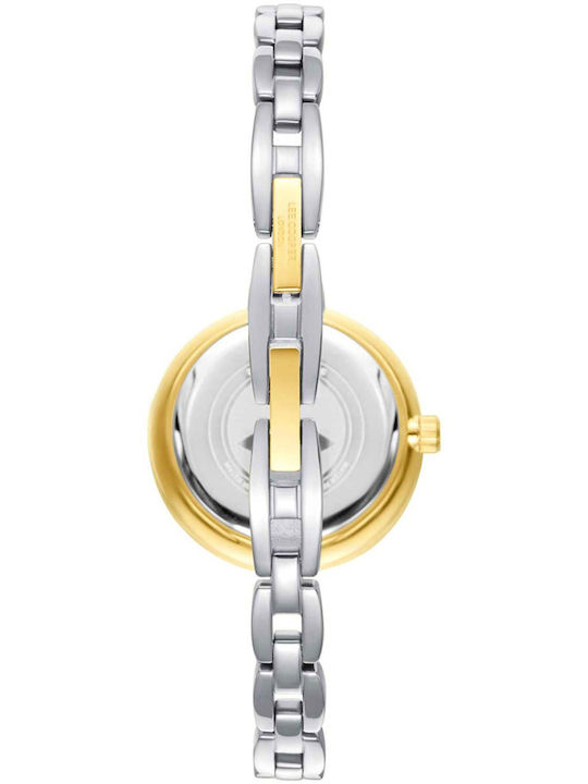 Lee Cooper Tone Womens Watch Battery with Silver Metal Bracelet