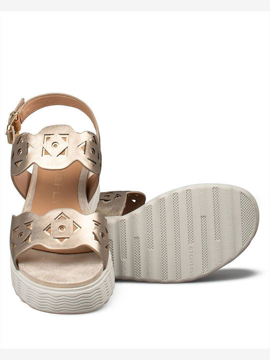 Parky Women's Gold Platforms