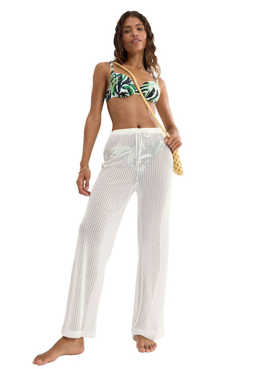 Triumph Women's Beach Pants in White Colour