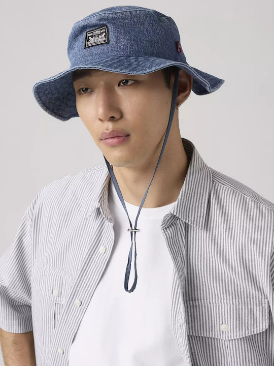 Levi's Текстилна Мъжка Шапка Стил Bucket Син