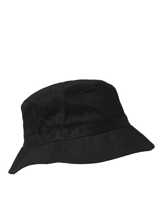Jack & Jones Υφασμάτινo Ανδρικό Καπέλο Στυλ Bucket Μαύρο