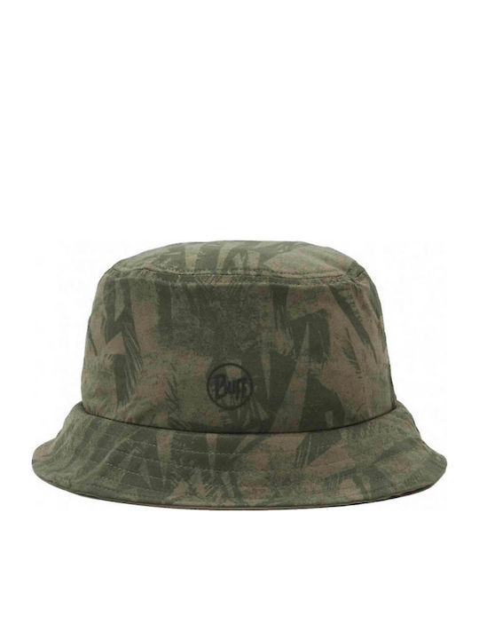 Buff Fabric Men's Hat Bucket Style Green