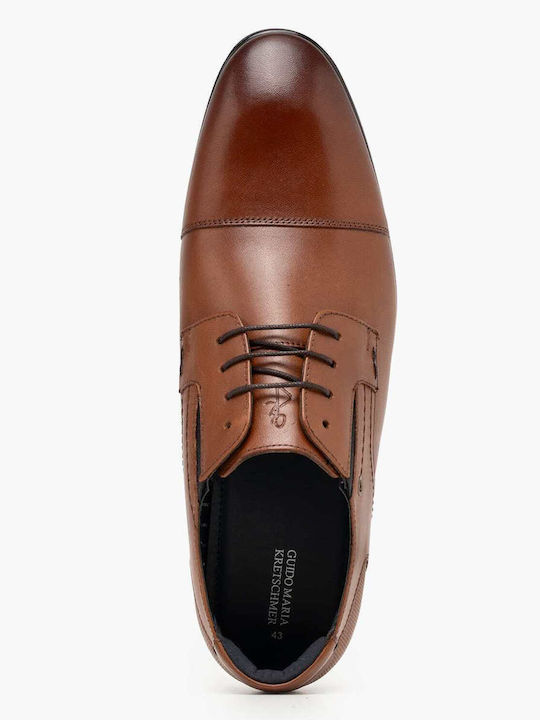 Pantofi Eleganți Bărbătești din Piele Tabac