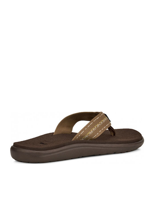 Voya Ανδρικά Flip Flops Μπεζ
