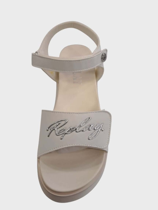 Kids' Anatomic White Sandals