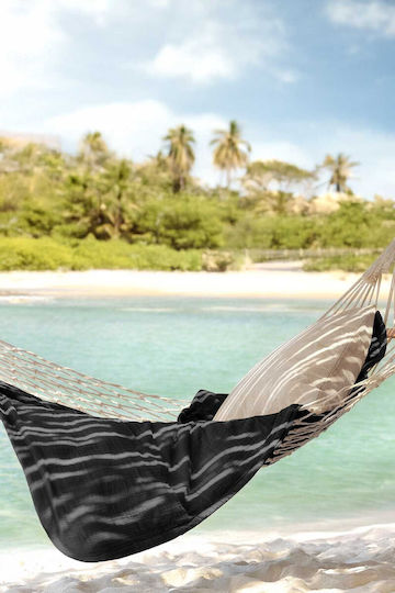 Aigaion Strandtuch Schwarz 200x120cm.