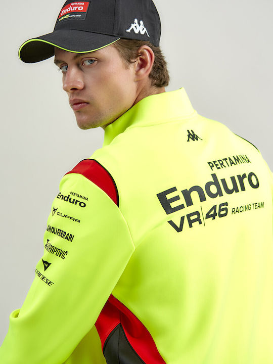 Atrisax Vr46 Ζακέτα με Κουκούλα Κιτρινο