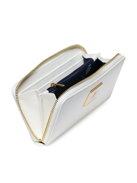 Große Damenbrieftasche Weiß